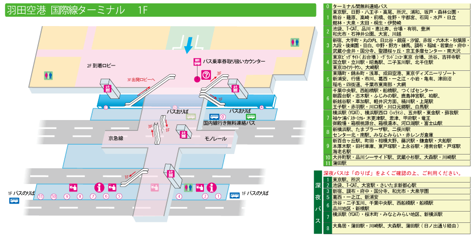 羽田空港深夜早朝アクセスバスの運行期間延長について お知らせ 東急バス