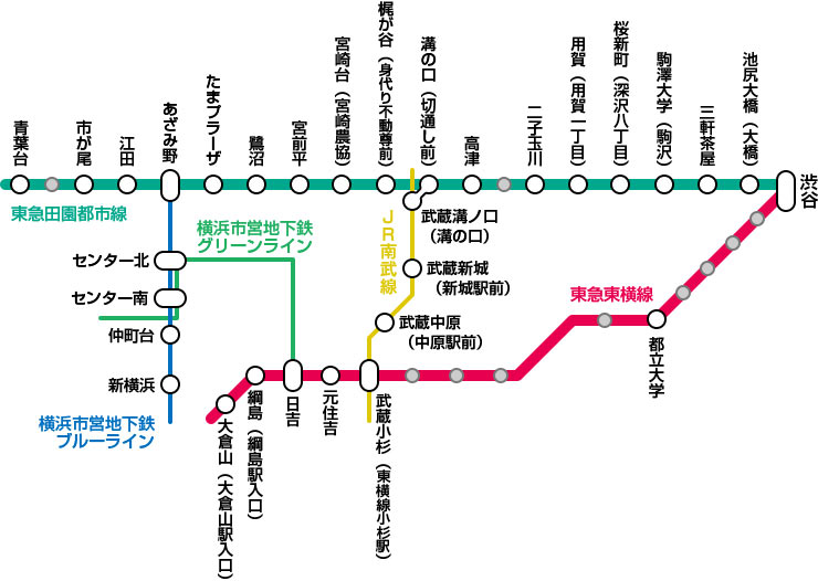 深夜急行バス 路線バス 東急バス